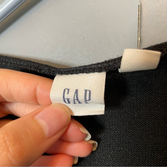 Gap Black tie shoulder Tank Top small - Picture 4 of 9